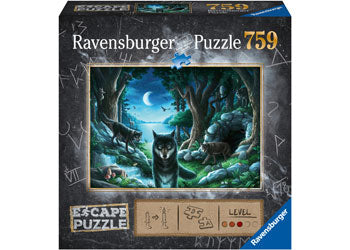RAVENSBURGER 164349 ESCAPE 7 THE CURSE OF THE WOLVES 759PC JIGSAW PUZZLE