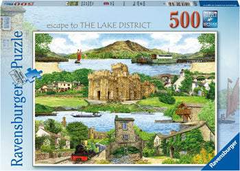 RAVENSBURGER 167579 ESCAPE TO THE LAKE DISTRICT 500PC JIGSAW PUZZLE