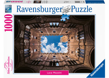 RAVENSBURGER 167807 TALENT COLLECTION COURTYARD AT PALAZZO PUBBLICO SIENA - LUCA MOZZINI 1000PC JIGSAW PUZZLE