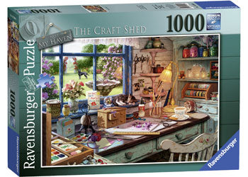 RAVENSBURGER 167678 MY HAVEN NO 1 THE CRAFT SHED 1000PC JIGSAW PUZZLE