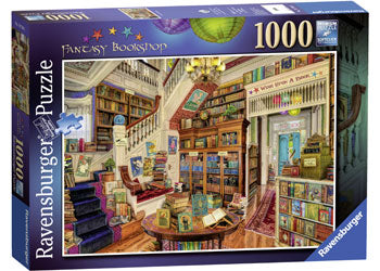 RAVENSBURGER 197996 FANTASY BOOKSHOP 1000PC JIGSAW PUZZLE