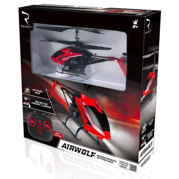 REVOLT ASYS5H RADIO CONTROL AIRWOLF HELICOPTER WITH ALTITUDE HOLD