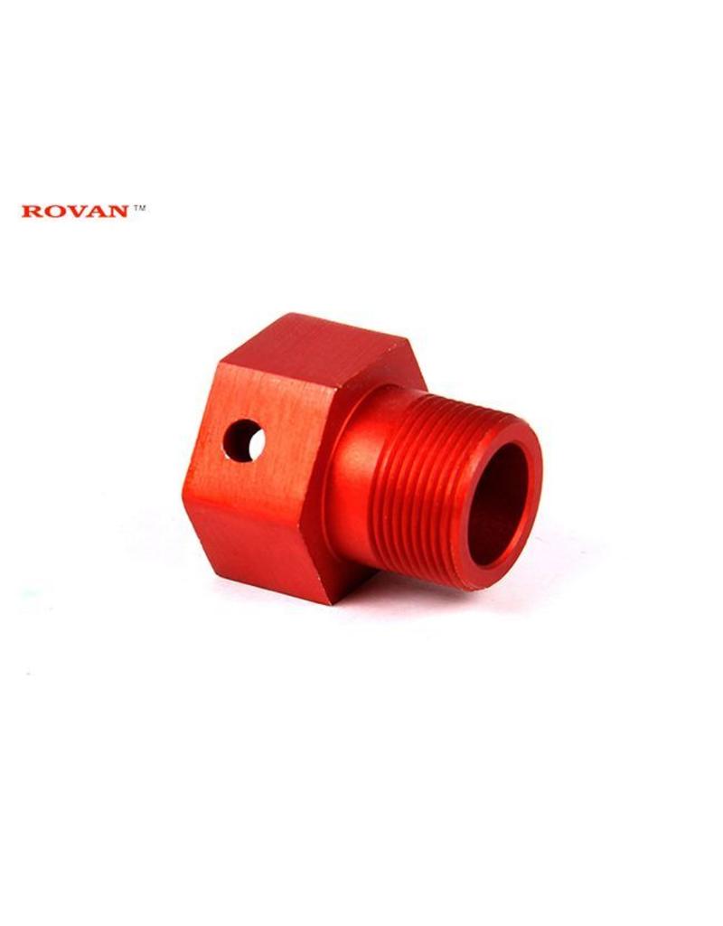 ROVAN 65026 ORANGE/RED REAR WHEEL HEX ADAPTER BAJA 5B 1PC