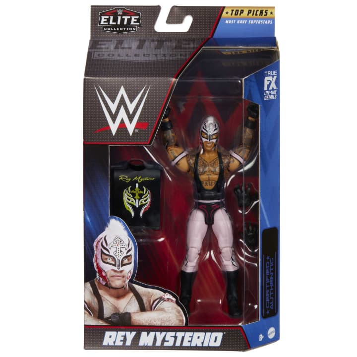 WWE ELITE COLLETION TOP PICKS GRANDS CHAMPIONS FAVOURITES - REY MYSTERIO - ACTION FIGURE