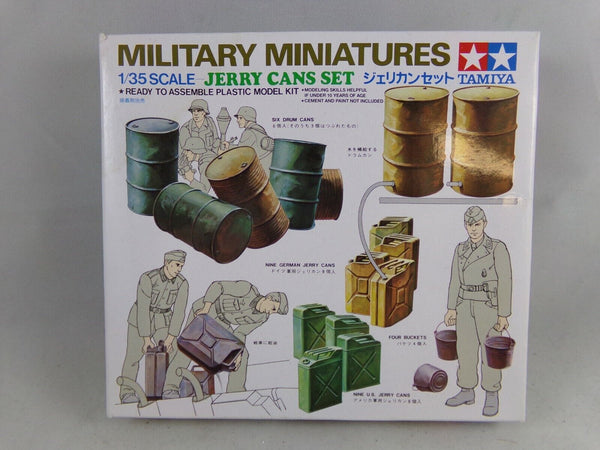 TAMIYA 35026  MILITARY MINIATURES JERRY CAN SET 1:35 SCALE PLASTIC MODEL KIT