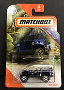 MATCHBOX GKM46  JEEP WILLYS BLUE 68 OF100  JUNGLE