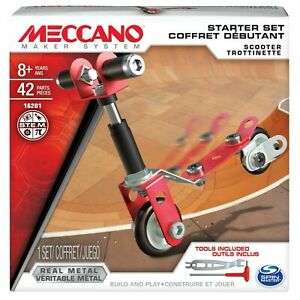 MECCANO 16201 SCOOTER STARTER SET STEM CONSTRUCTION
