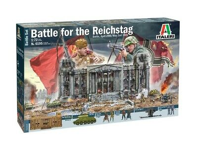 ITALERI 6195 BERLIN 1945 BATTLE FOR THE REICHSTAG 1/72 SCALE PLASTIC MODEL KIT