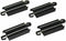 BACHMANN 44412 E-Z TRACK SYSTEM 3 INCH STRAIGHT TRACK WITH STEEL RAILS AND BLACK ROADBED HO SCALE 4 PACK