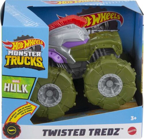 HOT WHEELS MONSTER TRUCKS TWISTED TREDZ MARVEL HULK