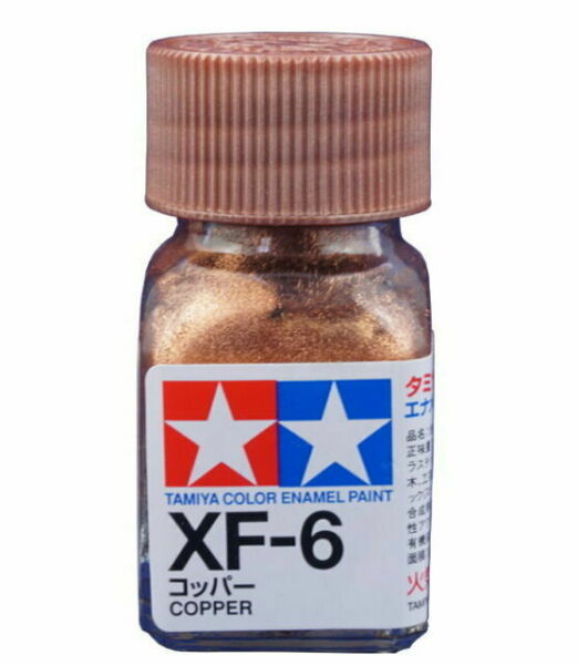 TAMIYA XF-6 ENAMEL FLAT COPPER PAINT 10ML