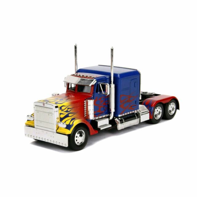 JADA 30446 OPTIMUS PRIME TRANSFORMERS FRANCHISE VERSION MOVIE 1:24 TRUCK COLLECTABLE