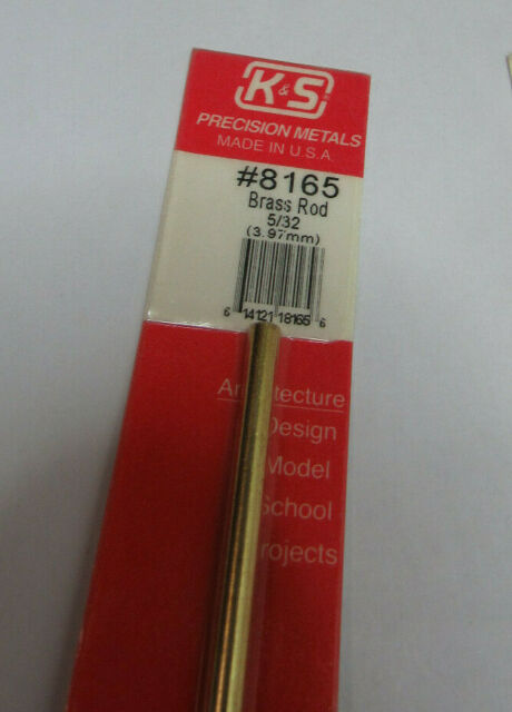 K&S 8165 BRASS ROD 5/32 (3.97MM)