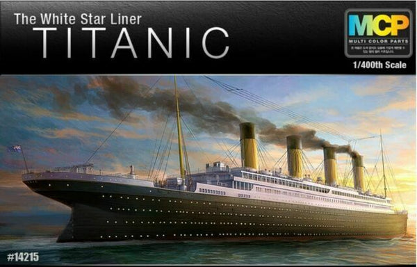 ACADEMY 14215 RMS TITANIC THE WHITE STAR LINER 1/400 SCALE PLASTIC MODEL SHIP KIT