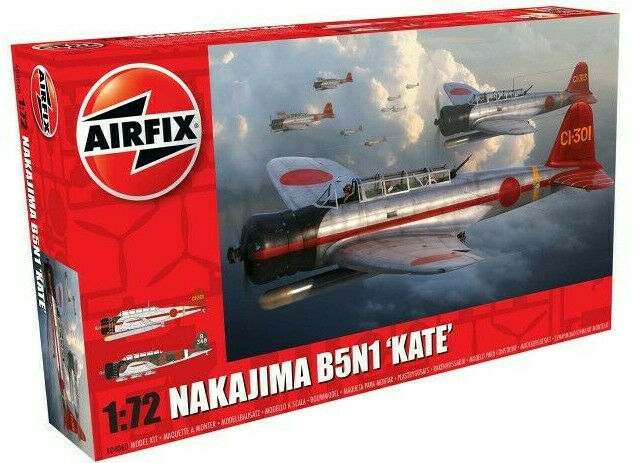 AIRFIX A04060 NAKAJIMA B5N1 KATE MODEL AIRCRAFT 1/72