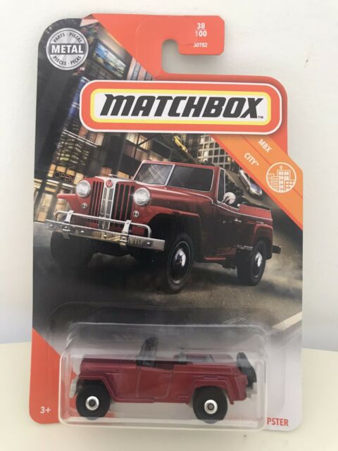 MATCHBOX GKM57 1948 WILLYS JEEPSTER RED 38 OF 100 CITY