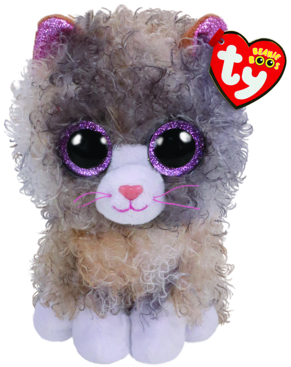 TY BEANIE BOOS SCRAPPY CURLY CAT REGULAR