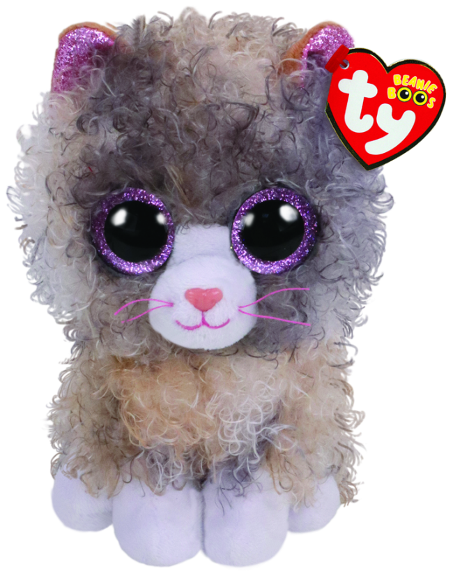 TY BEANIE BOOS SCRAPPY CURLY CAT REGULAR