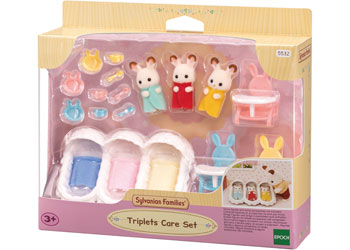 SYLVANIAN FAMILIES 5532 TRIPLETS CARE SET