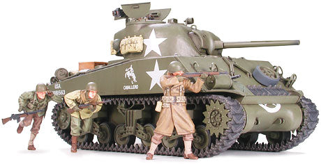 TAMIYA 35250 M4A3 SHERMAN 75MM GUN LATE PRODUCTION (FRONTLINE BREAKTHROUGH) 1/35 SCALE TANK PLASTIC MODEL KIT