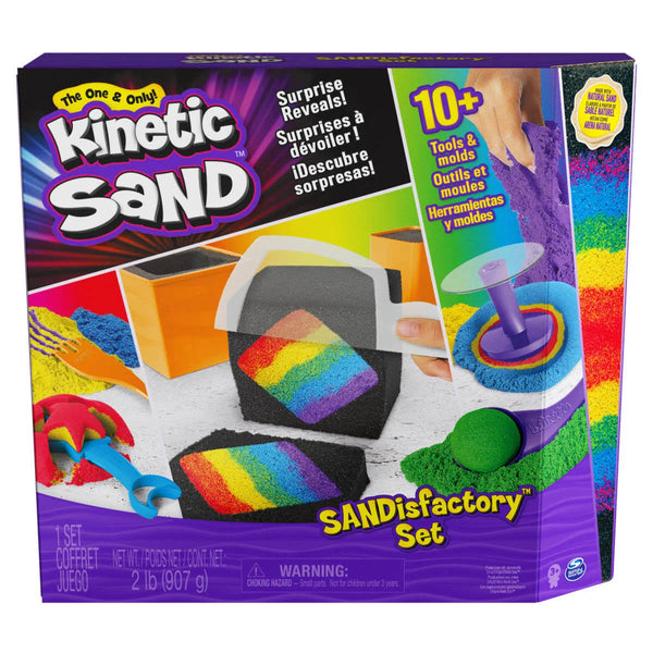 SPIN MASTERS KINETIC SAND SANDISFACTORY SET