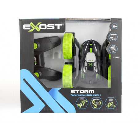 SILVERLIT EXOST STORM REMOTE CONTROL CAR GREEN BLACK