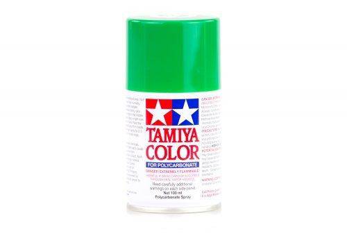 TAMIYA PS-25 BRIGHT GREEN POLYCARBONATE AEROSOL SPRAY PAINT 100ML