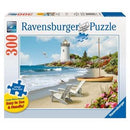 RAVENSBURGER 135356 SUNLIT SHORES 300PC LARGE PIECE FORMAT JIGSAW PUZZLE