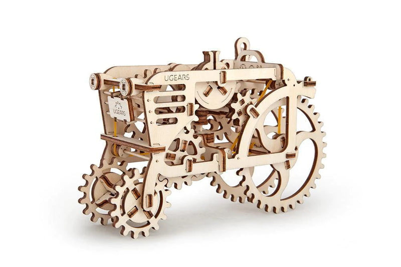 UGEARS 70003 TRACTOR MECHANICAL WOODEN 3D PUZZLE