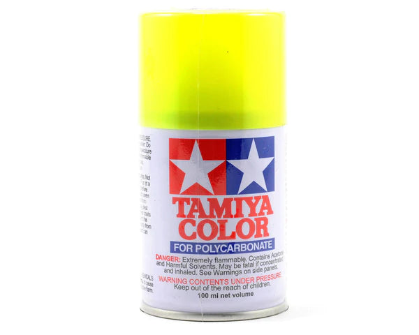 TAMIYA PS-42 TRANSLUCENT YELLOW POLYCARBONATE AEROSOL SPRAY PAINT 100ML