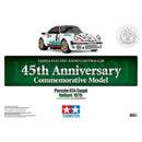 TAMIYA 47477 45TH ANNIVERSARY COMMEMORATIVE MODEL PORSCHE 934 COUPE VAILLANT 1976 4X4 TA02SW CHASSIS 1/10 SCALE UNASSEMBLED RC KIT