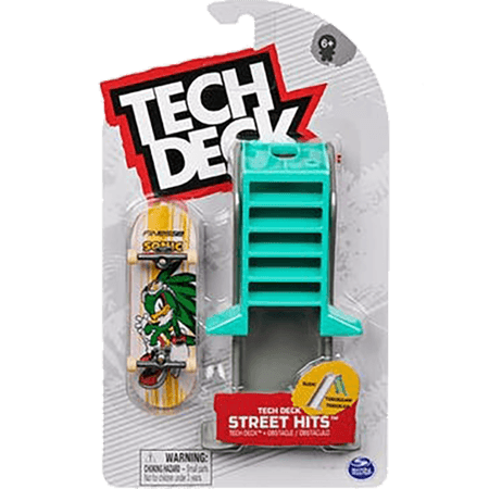 SPIN MASTER TECH DECK STREET HITS FINESSE FINGERBOARD AND SLIDE OBSTACLE
