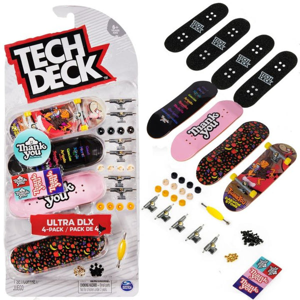 SPIN MASTER TECH DECK ULTRA DLX THANK YOU 4 PACK