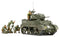 TAMIYA 35313 U.S. LIGHT TANK M5A1 PURSUIT OPERATION SET WITH 4 FIGURES 1/35 SCALE TANK PLASTIC MODEL KIT