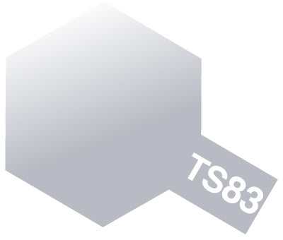 TAMIYA TS-83 METALLIC SILVER PAINT SPRAY CAN 100ML