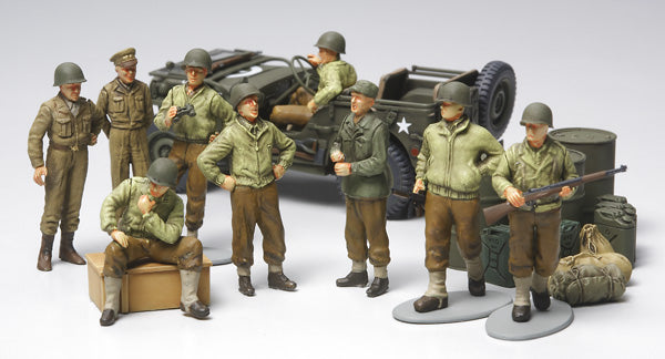 TAMIYA 32552 WWII U.S. ARMY INFANTRY AT REST 1:48 SCALE MITITARY MINIATURE PLASTIC MODEL KIT