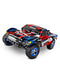 TRAXXAS 58034-61 SLASH RED/BLUE BRUSHED 2WD SHORT COURSE READY TO RUN RC CAR WITH LED LIGHTS