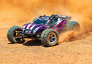 TRAXXAS 67076-4 4X4 VXL RUSTLER BRUSHLESS RTR 1/10 SCALE STADIUM TRUCK PINK - REQUIRES BATTERY AND CHARGER