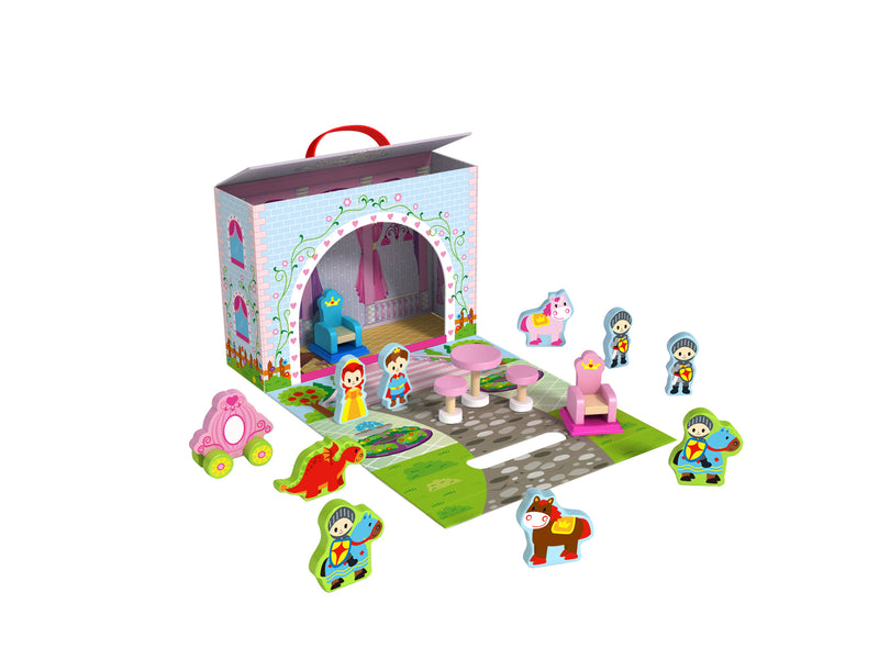 TOOKY TOY WOODEN PRINCESS STORY BOX