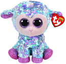 TY BEANIE BOOS FLIPPABLES TULIP PASTEL MULTICOLOURED LAMB REGULAR