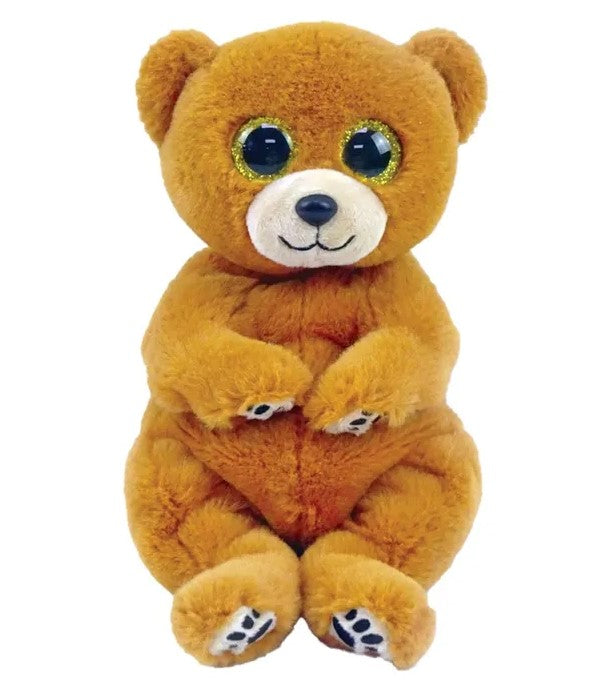 TY BEANIE BELLIES DUNCAN BROWN BEAR REGULAR PLUSH