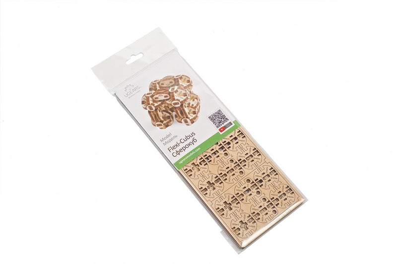 UGEARS 70049 FLEXI-CUBUS  WOOD MECHANICAL MODEL