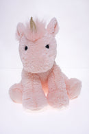 COTTON CANDY SITTING PLUSH UNICORN PINK 23CM