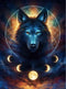 5D DIAMOND PAINTINGS ANIMAL WOLF EMBROIDERY CROSS STITCH PICTURE ART