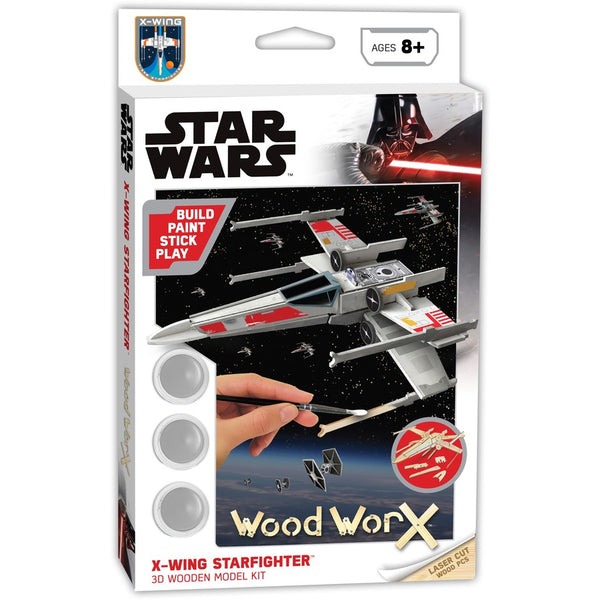 WOOD WORX STAR WARS X-WING STARFIGHTER 3D WOODEN MODEL KIT