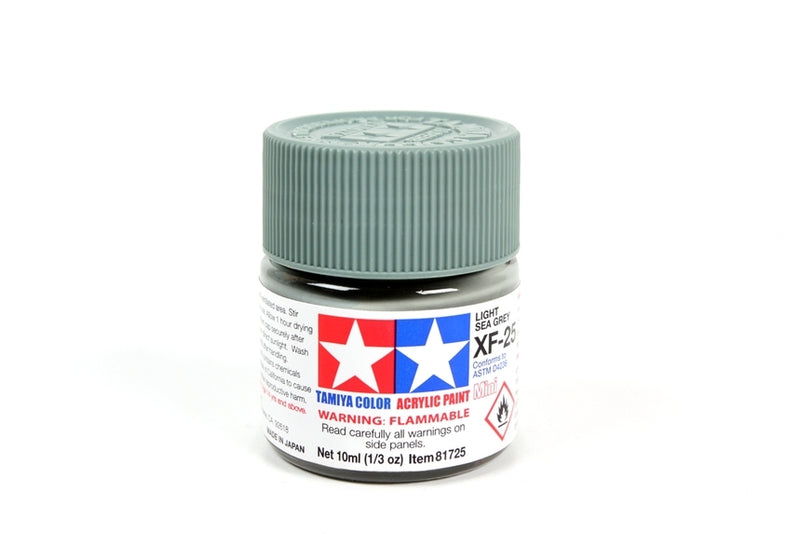 TAMIYA XF-25 ACRYLIC LIGHT SEA GREY PAINT 10ML